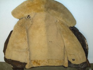 WWII Bomber Jacket-half cleaned